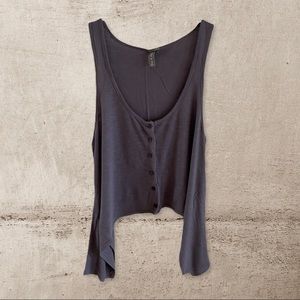 LF Emma & Sam Relaxed Gray Tank Sz XS